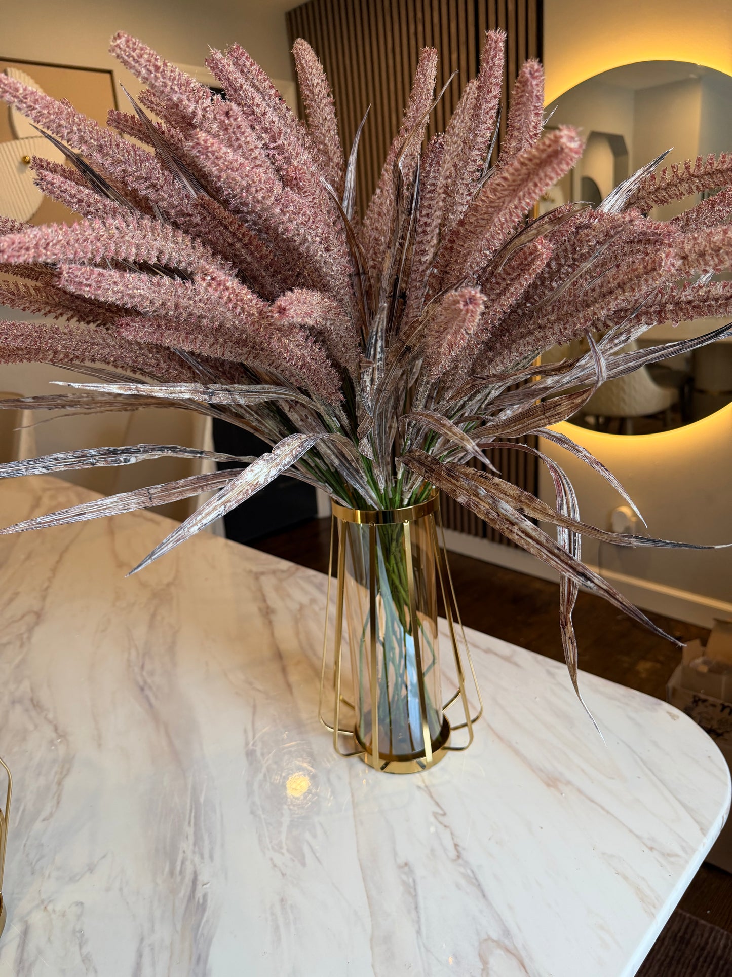 Rose Quartz Pampas Bouquet