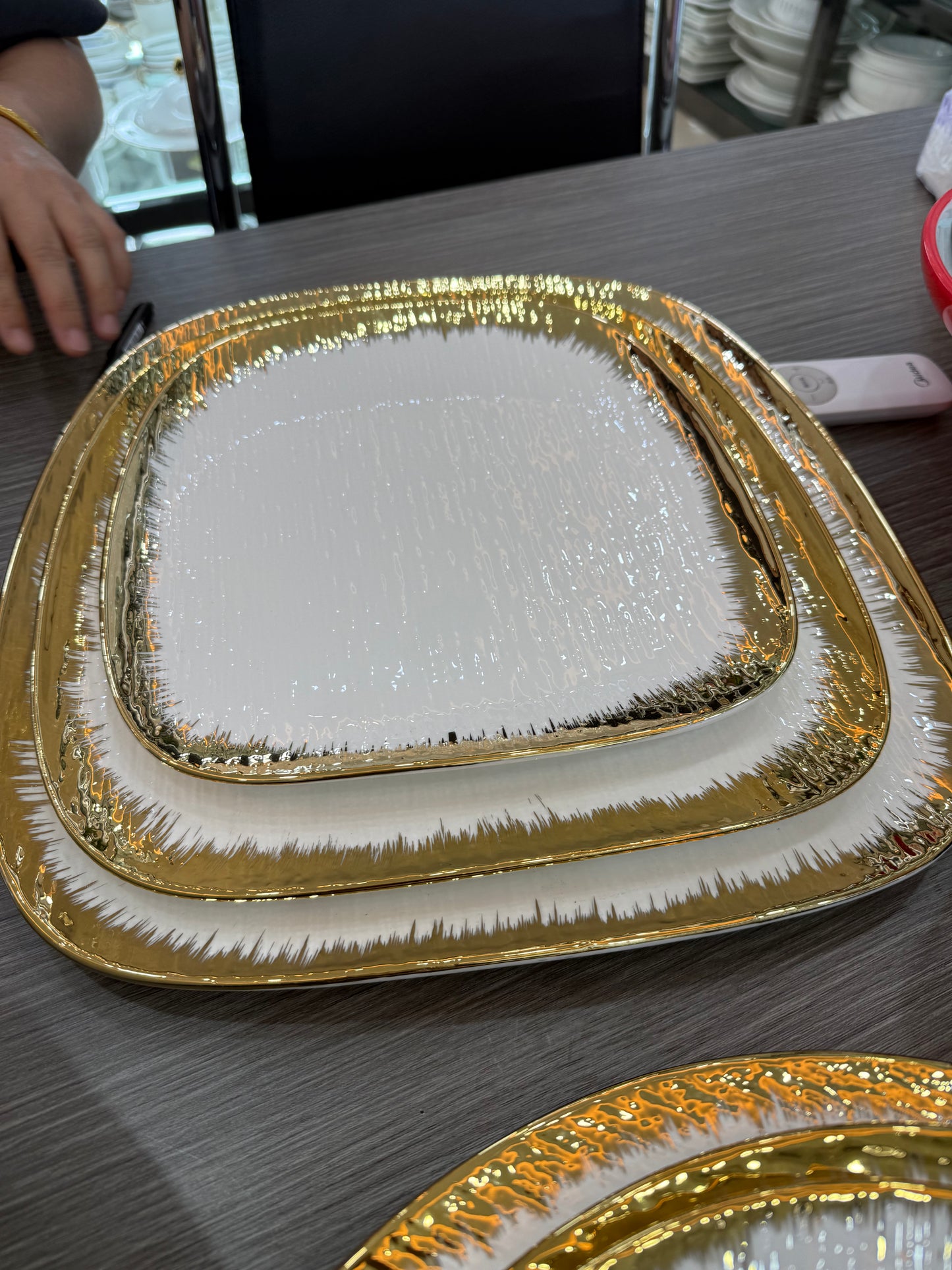 Aurum Royale Square Dish Set - 3 Piece