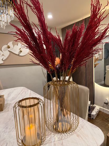 Gilded Lantern Vase Grand - Short