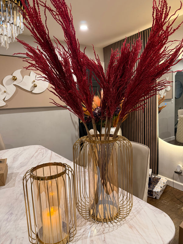 Gilded Lantern Vase Grand - Short