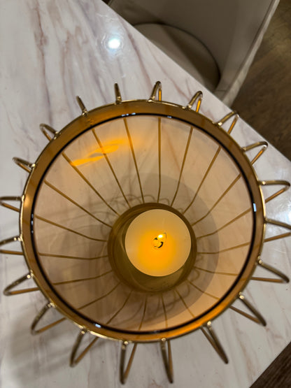 Gilded Lantern Vase Grand - Short