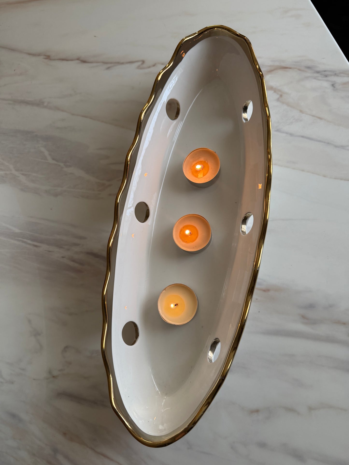 Aurum Candlelit Serving Set - 2 Piece