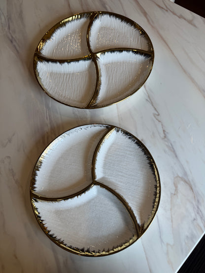 Aurum Signature Divided Serving Dish Set - 2 Piece