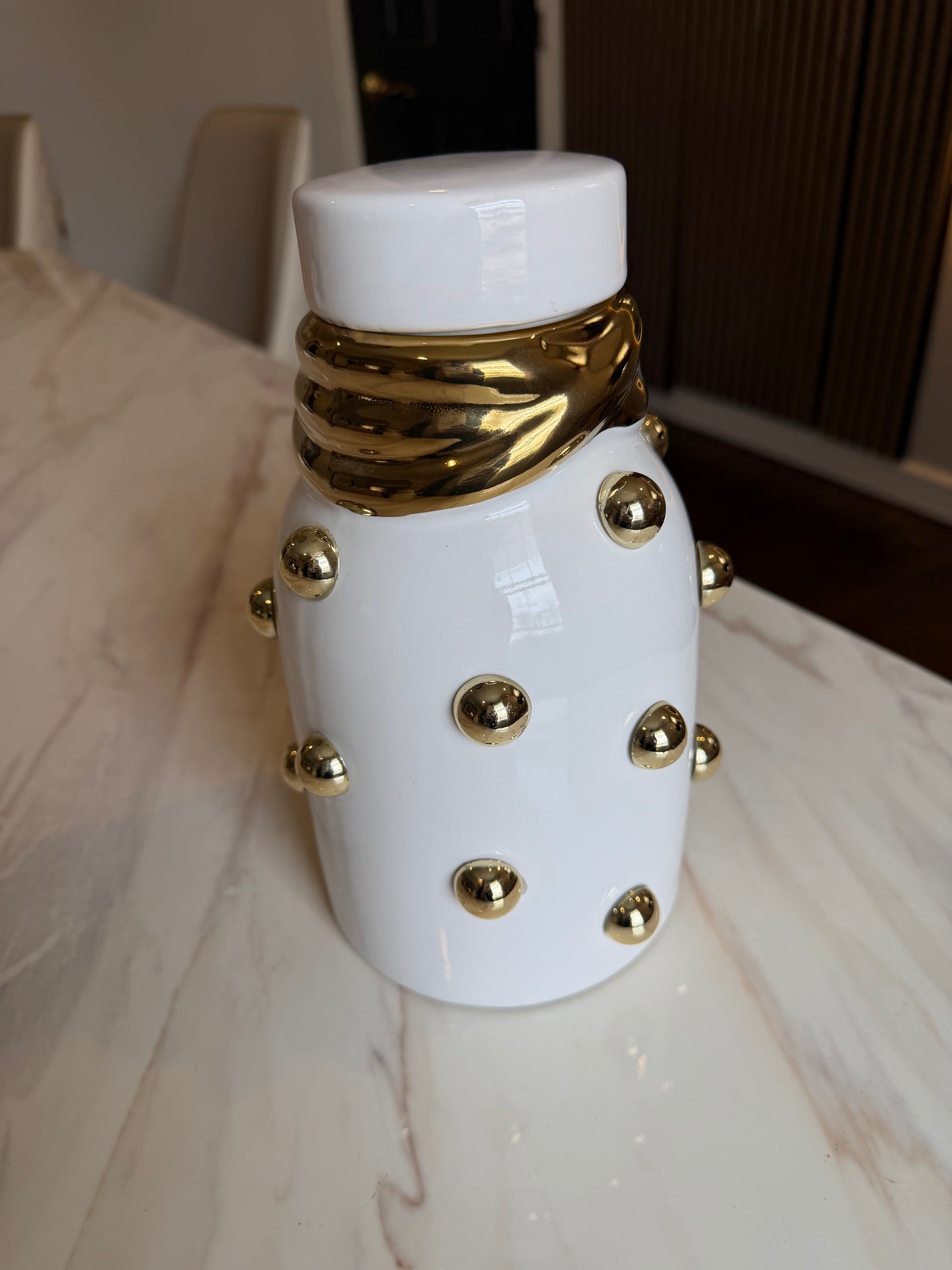 Pearl Stud Vase - Short
