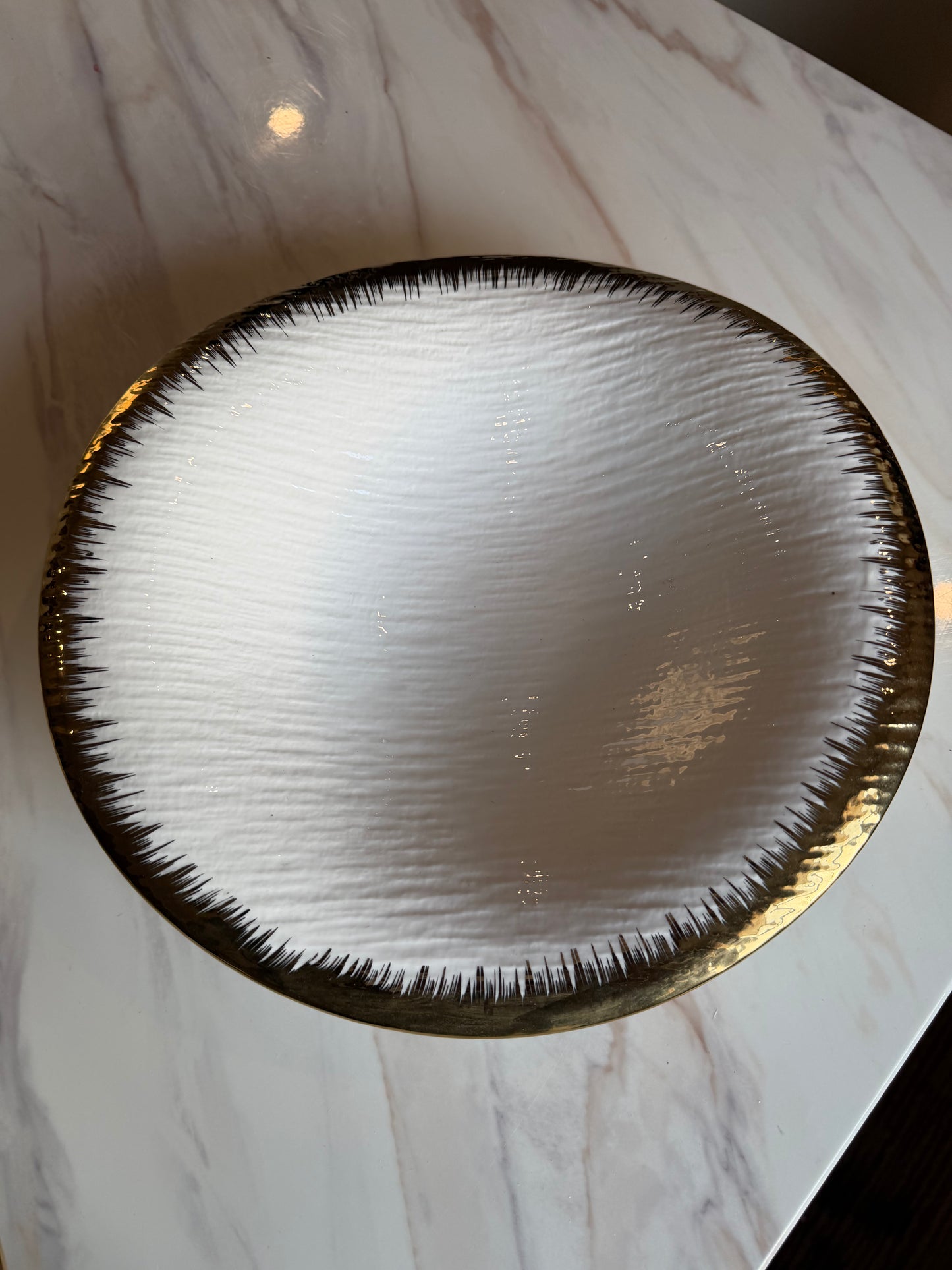 Aurum Gilded Plate Set - 3 Piece