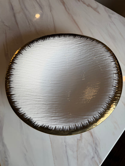 Aurum Gilded Plate Set - 3 Piece