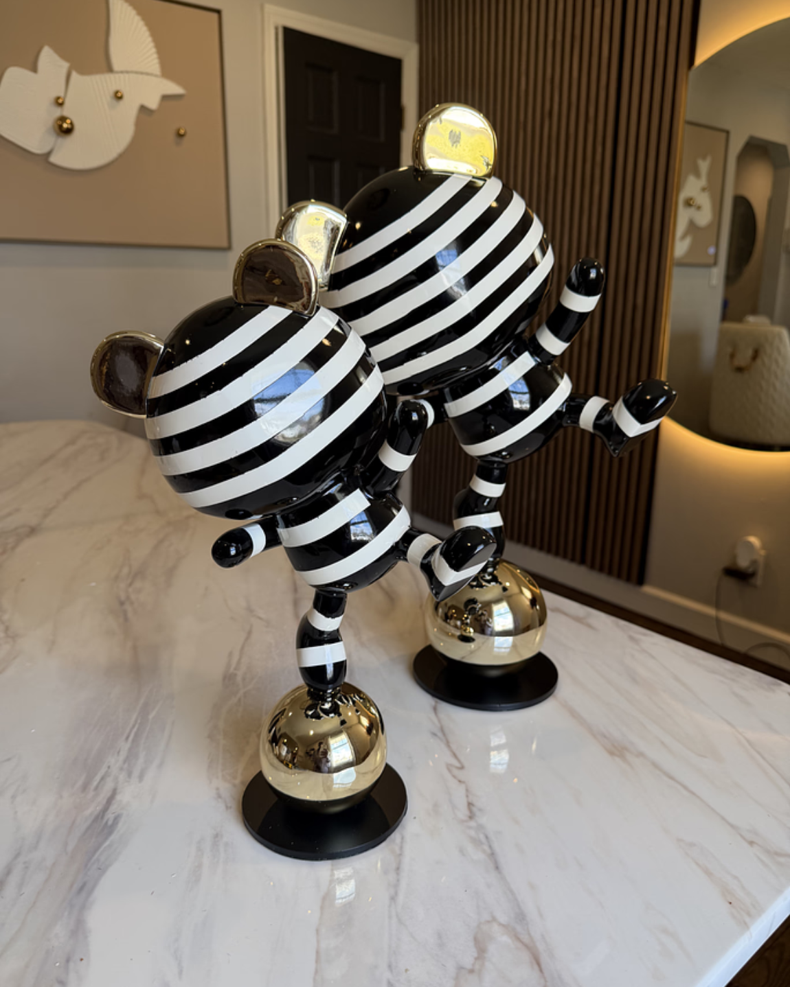 Uptown Stripe Sculpture Set