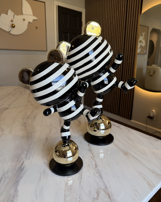 Uptown Stripe Sculpture Set