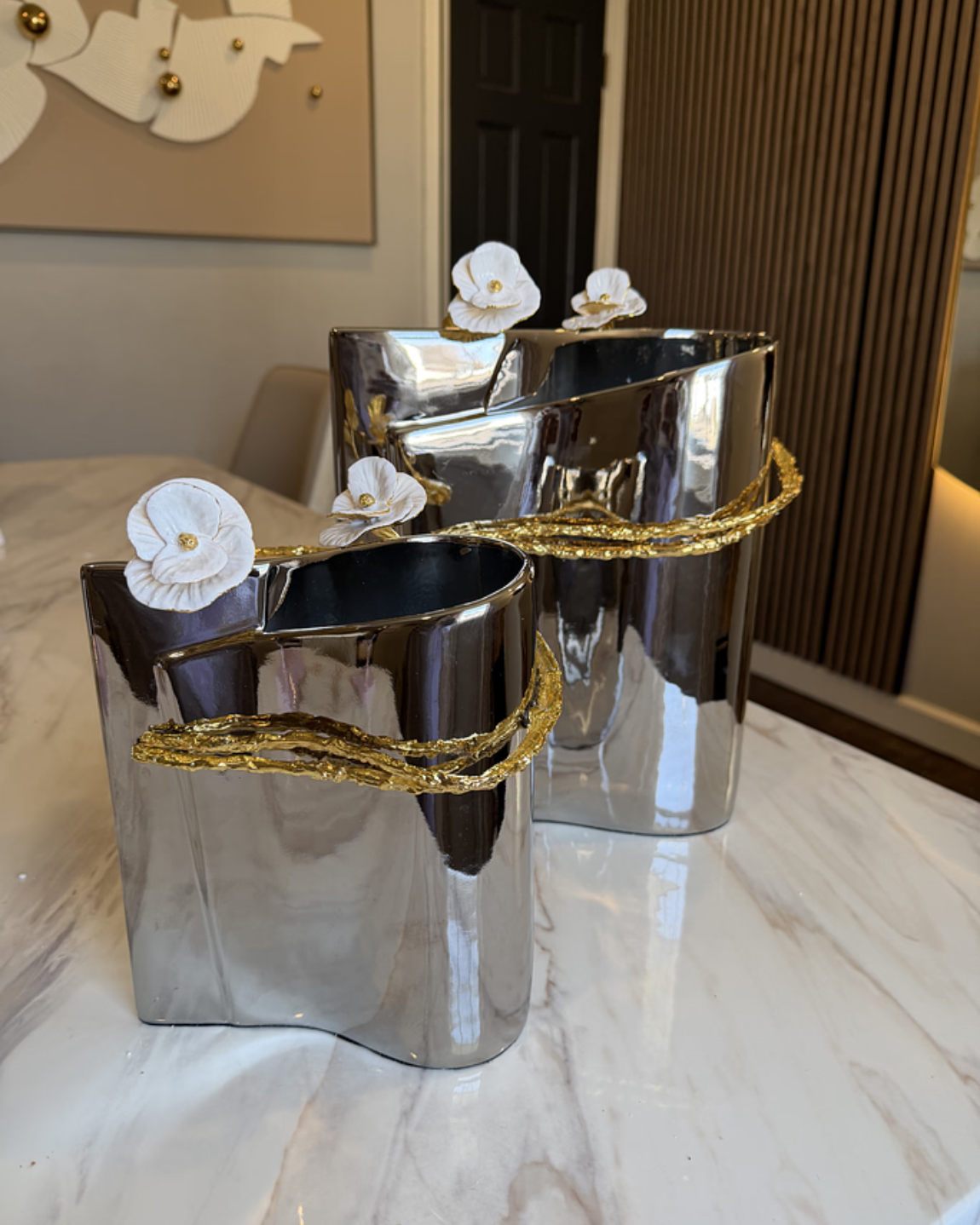 Eclat Sculptural Vase - Tall