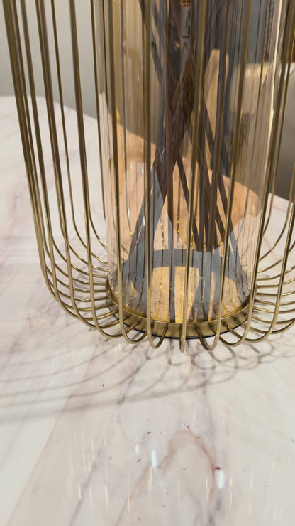 Gilded Lantern Vase Grand - Tall