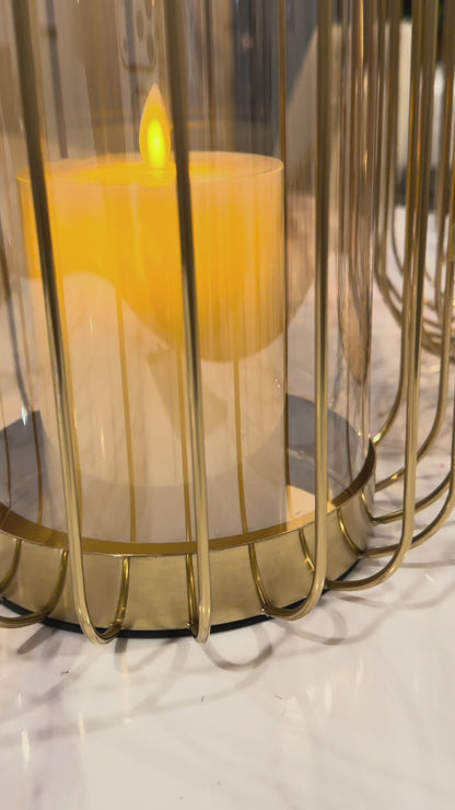 Gilded Lantern Vase Grand - Short