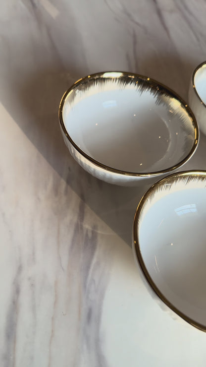 Aurum Petite Snack Bowl Set - 4 Piece